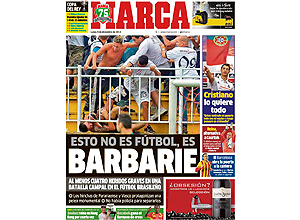 Reproduo do jornal espanhol "Marca"