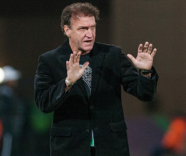 O treinador Cuca durante partida pelo Atltico-MG durante o Mundial de Clubes