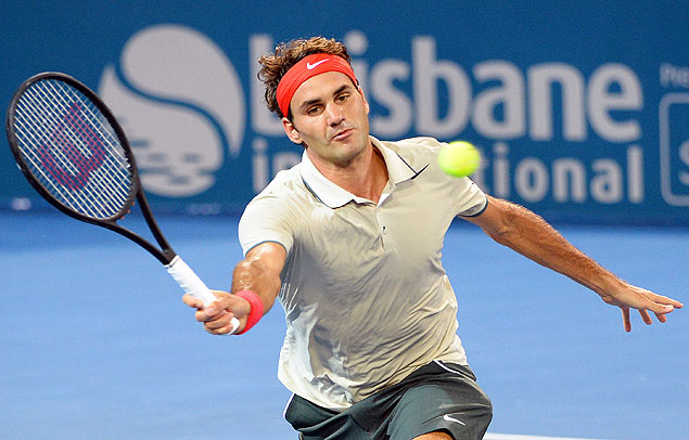 Roger Federer em ao contra Jarkko Nieminen pelo ATP 250 de Brisbane