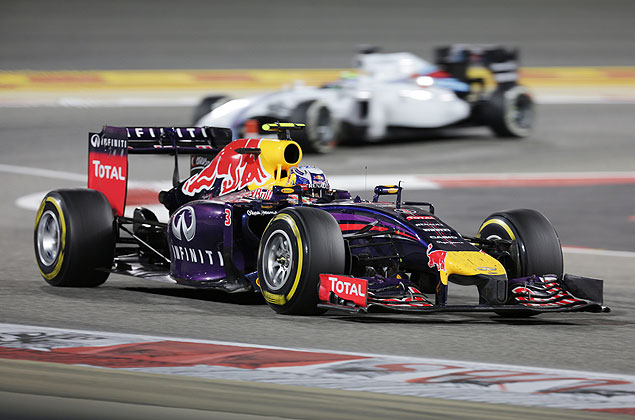 Ricciardo durante o GP do Bahrein
