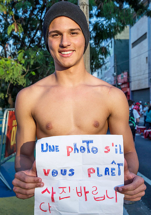 Pablo Lombarde, 18, que pedia para tirar fotos