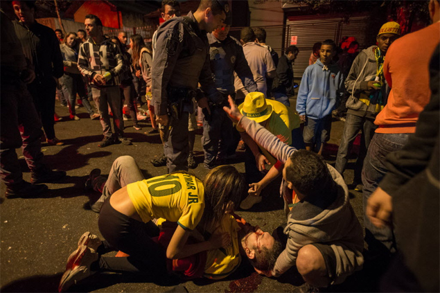 Homem fica ferido após briga na Vila Madalena, na zona oeste de SP; PM dispersou torcedores no bairro