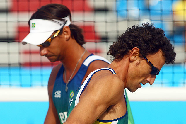 Ricardo (esq.) e Emanuel durante os Jogos Pan-Americanos de 2007