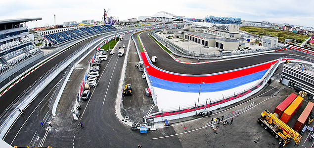 Autdromo de Sochi, na Rssia, vai receber pela primeira vez prova da Frmula 1