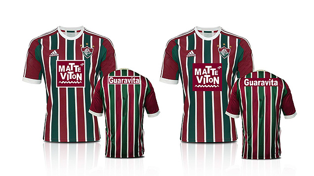 Prvia de como ser o novo uniforme do Fluminense com o patrocnio da Viton 44 