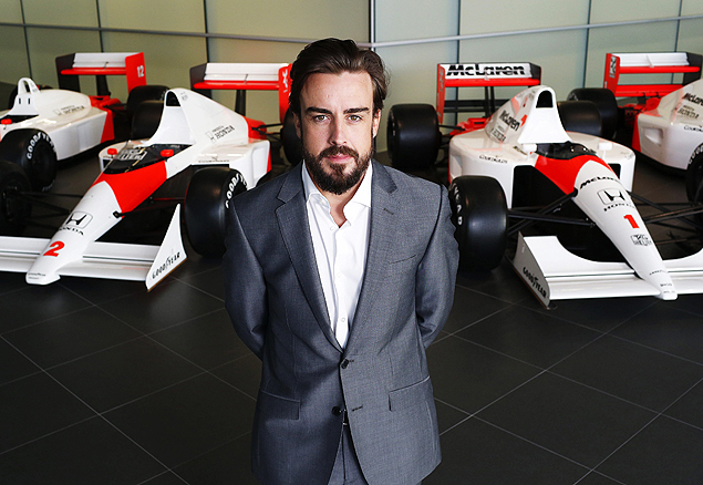 O espanhol Fernando Alonso, que nesta temporada correr pela McLaren