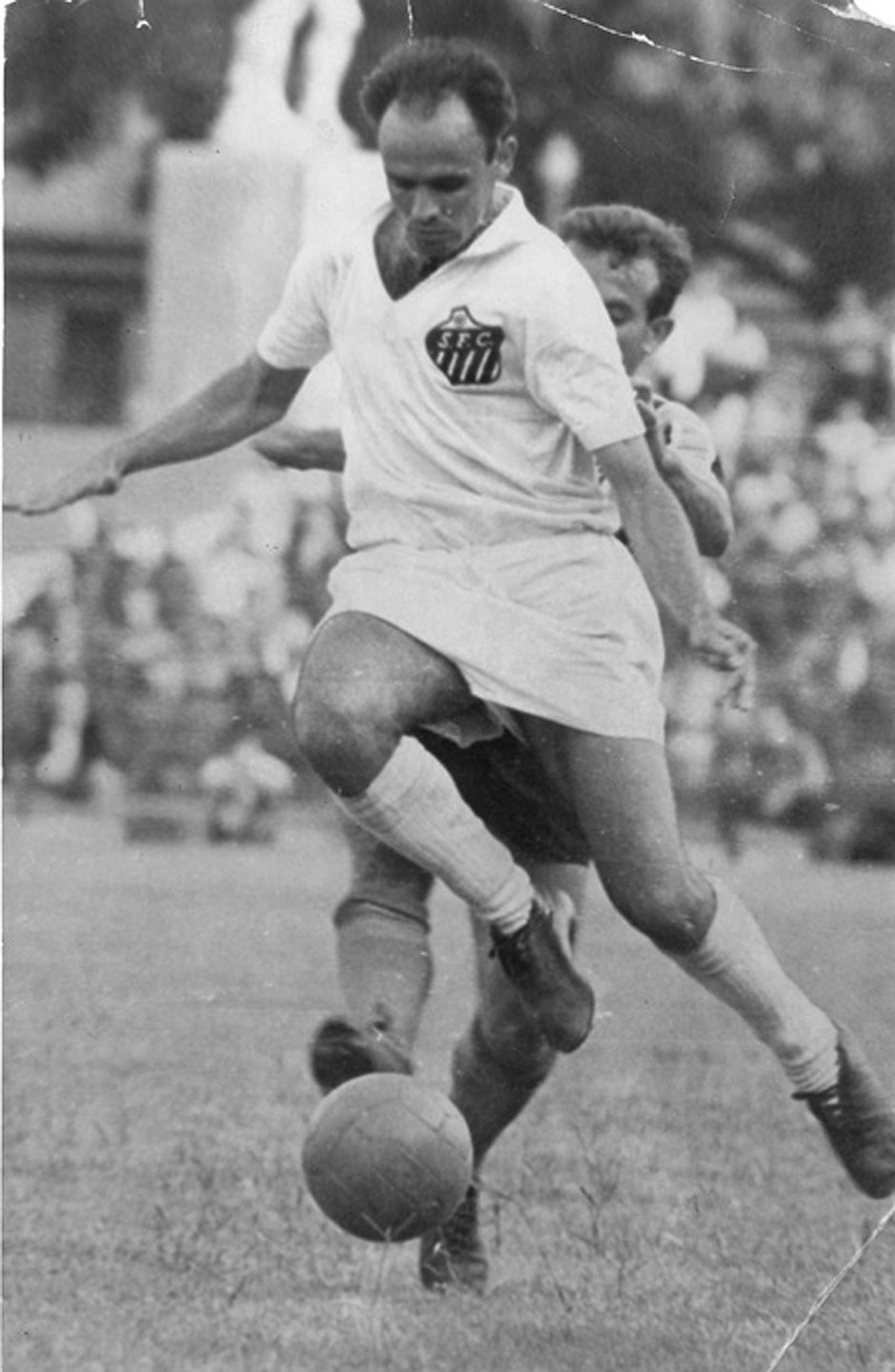 O jogador do Santos Pepe 1964 