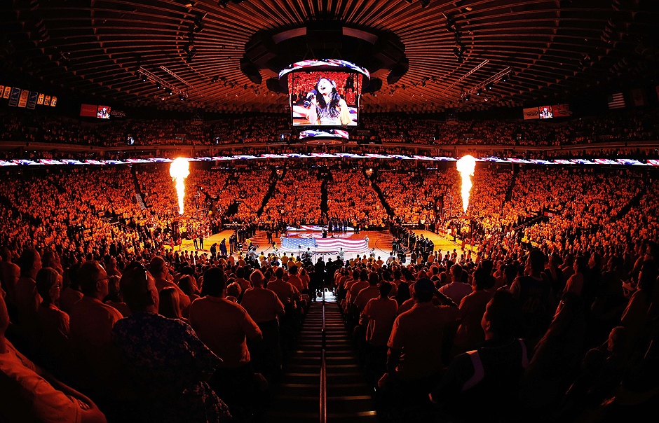 Vista geral da Oracle Arena, ginsio do Golden State Warriors