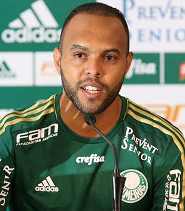 Alecsandro em sua apresentao no Palmeiras
