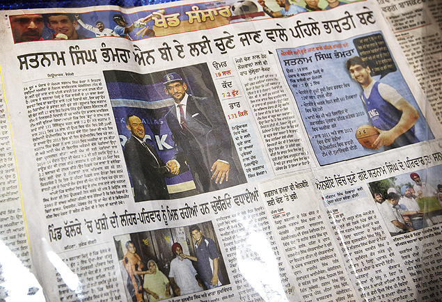 Jornais da ndia com artigos sobre Satnam Singh Bhamara