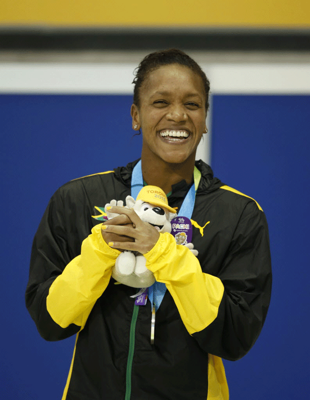 A nadadora jamaicana Alia Atkinson