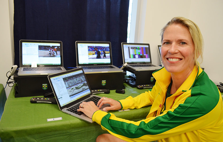 Kristin Collins usa a tecnologia para melhorar desempenho de atletas