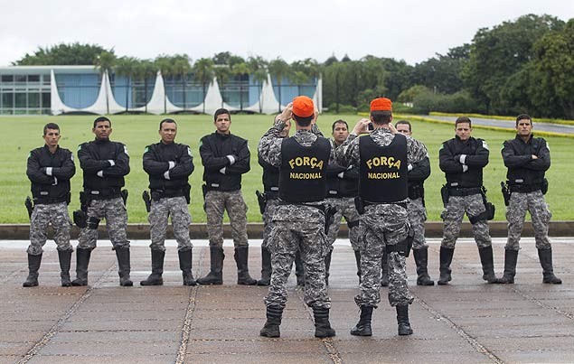 Policiais da Força Nacional