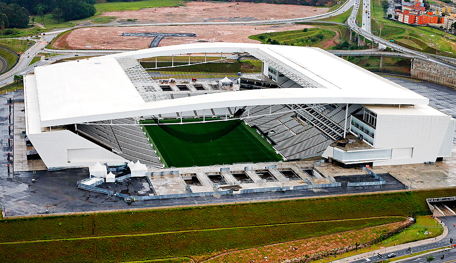 So Paulo - SP - Brsail - 26/06/2015 : ESTADIO CORINTHIANS : Aereas do novo estadio do corinthians, Arena Corinthians, Itaquero. ( Foto Ernesto Rodrigues/Folhapress.ESPORTE). cod.0628.***FOTO REALIZADA EM 11/12/2014***