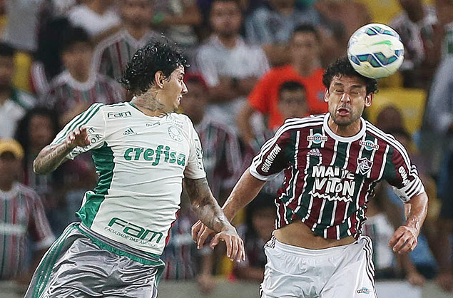Legenda: Victor Ramos durante um jogo do PalmeirasCrdito: Crditos: Cesar Greco/Ag Palmeiras/Divulgao