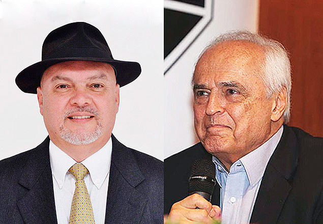 Newton Luiz Ferreira, o Newton do Chapu, e Leco, candidatos  presidncia do So Paulo