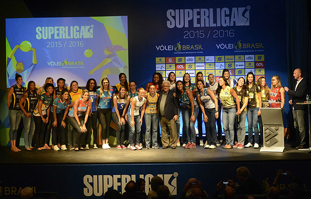 Equipes femininas se apresentam no Rio de Janeiro para a disputa da Superliga 2015/2016