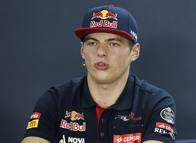 Toro Rosso driver Max Verstappen, attends a joint press conference in Sao Paulo, Brazil, Thursday, Nov. 12, 2015. Verstappen will compete Sunday in the Brazilian Formula One Grand Prix at Sao Paulo's Interlagos circuit. (AP Photo/Andre Penner) ORG XMIT: XSI106