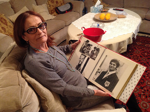 Ilana Romano, 69, viuva do levantador de pesos Yoseph Romano, uma das vitimas do atentado terrorista na Olimpada de Munique-1972. Foto: Daniela Kresch/Folhapress