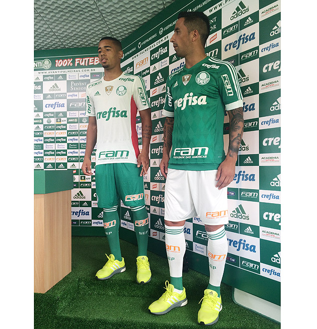 Uniforme do Palmeiras para 2016Guilherme Seto/Folhapress