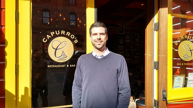 Lou Capurro, 37, dono do restaurante Capurro's e torcedor dos 49ers