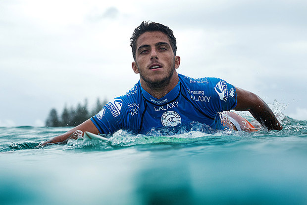O surfista brasileiro Filipe Toledo, o Filipinho, durante a etapa de Gold Coast, na Austrlia