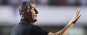 O técnico do São Paulo, Edgardo Bauza O técnico do São Paulo, Edgardo Bauza