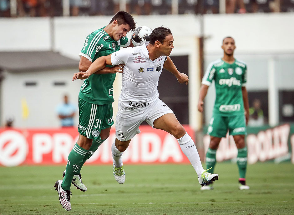 Thiago Martins marca Ricardo Oliveira em partida contra o Santos