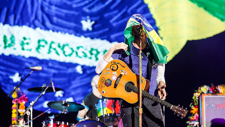 Banda britnica Coldplay se apresenta no Allianz Parque