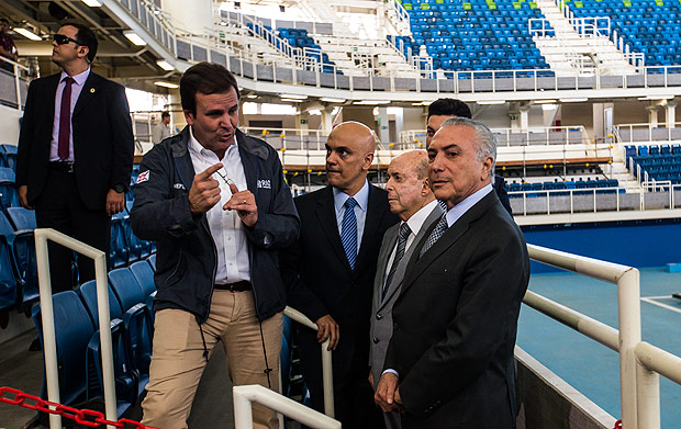 Michel Temer visita o Parque Olímpico no Rio