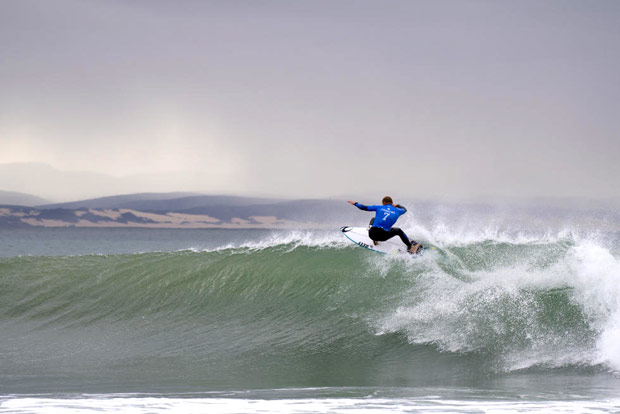 Mick Fanning during the semifinal at the JBay Open in South Africa.