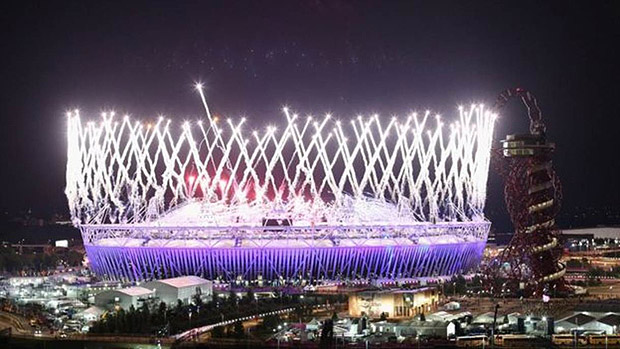 cerimônia de abertura dos Jogos Olímpicos de Londres em 2012