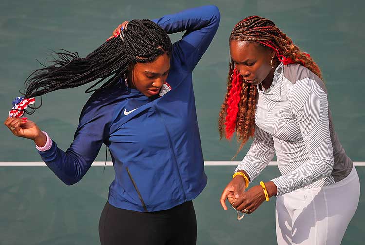 Serena e Venus Williams treinam no Rio para os Jogos Olmpicos