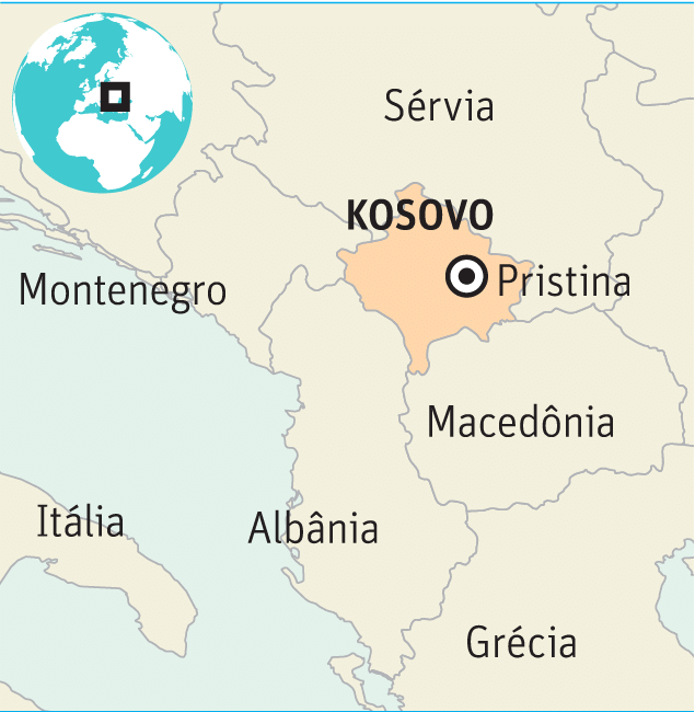 Onde fica Kosovo
