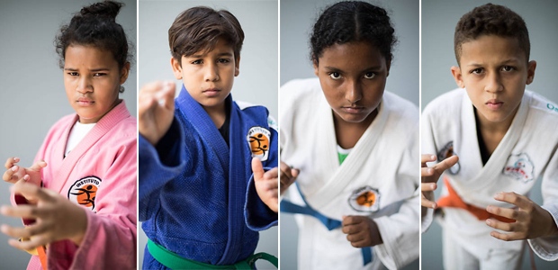 The school in Rio attended by Brazilian judo champion Rafaela Silva has other Olympic hopefuls
