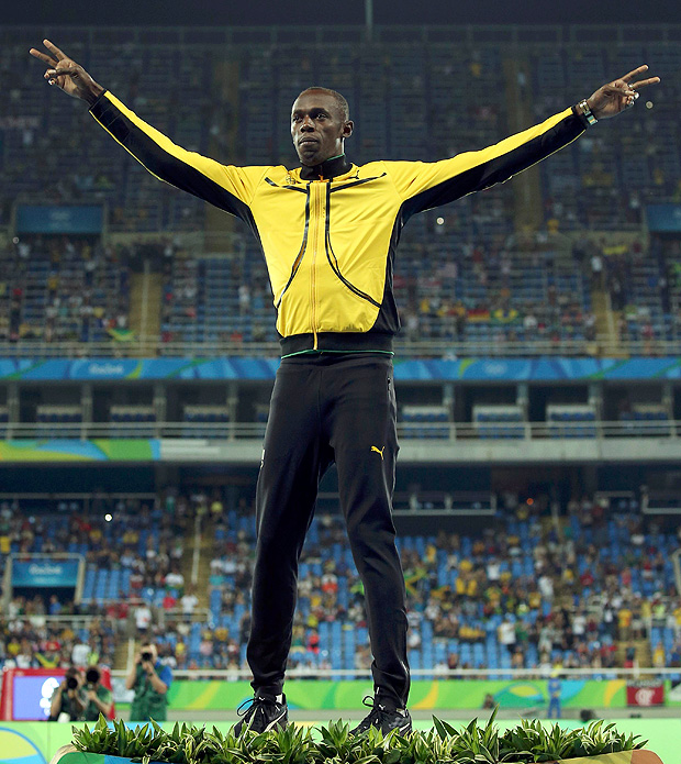 Usain Bolt recebe sua segunda medalha na Rio-2016