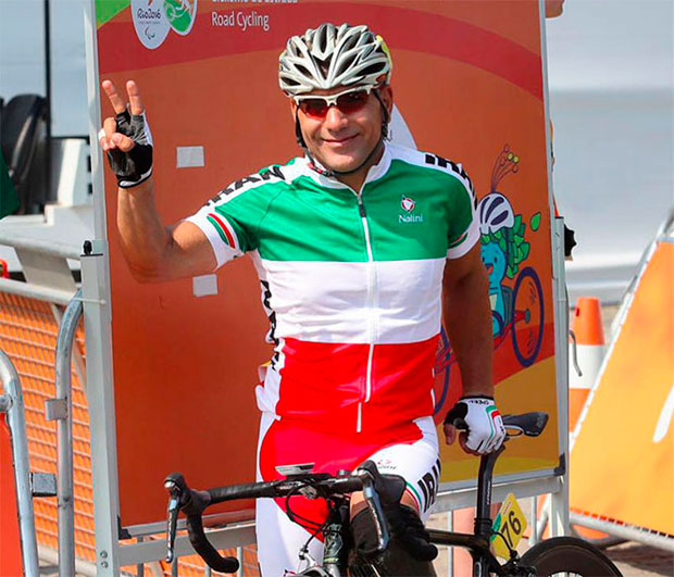 Ciclista iraniano Bahman Golbarnezhad 