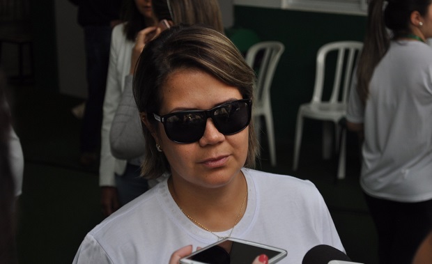 Vanessa Gonçalves, mulher do atacante da Chapecoense Everton Kempes