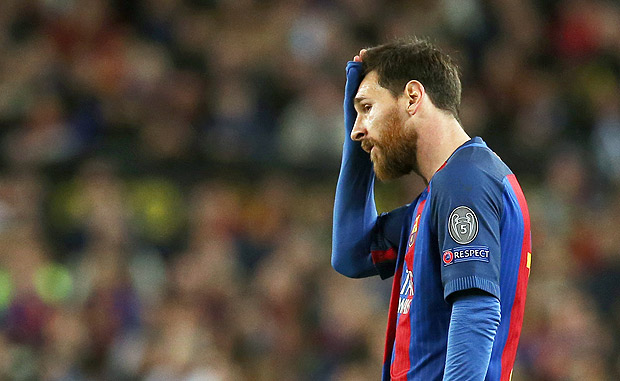 Messi lamenta jogada errada do Barcelona contra a Juventus