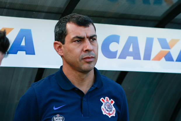 O técnico do Corinthians Fábio Carille
