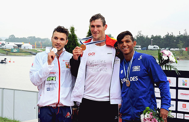 Isaquias Queiroz conquistou a medalha de bronze, ao disputar a final A do C1 Masculino 1000m