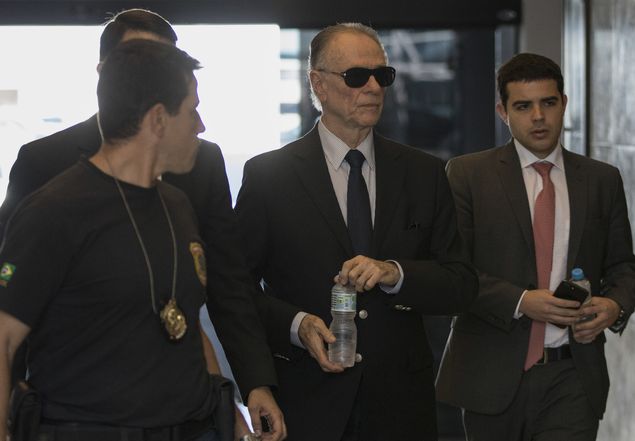 Sept. 5, 2017 file photo, Carlos Nuzman, president of the Brazilian Olympic committee, arrives at Federal Police headquarters in Rio de Janeiro, Brazil. ON Wednesday, Sept. 13, 2017 a former member of the Brazilian Olympic committee showed the Associated Press letters he sent to the IOC eight years ago warning against awarding the games to Rio de Janeiro, and cautioning against the administration of Carlos Nuzman. (AP Photo/Leo Correa, File)