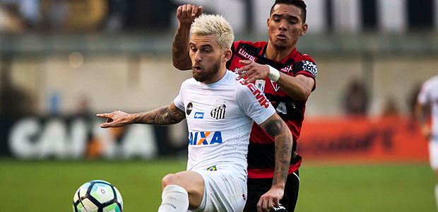 Lucas Lima durante jogo do Campeonato Brasileiro de 2017