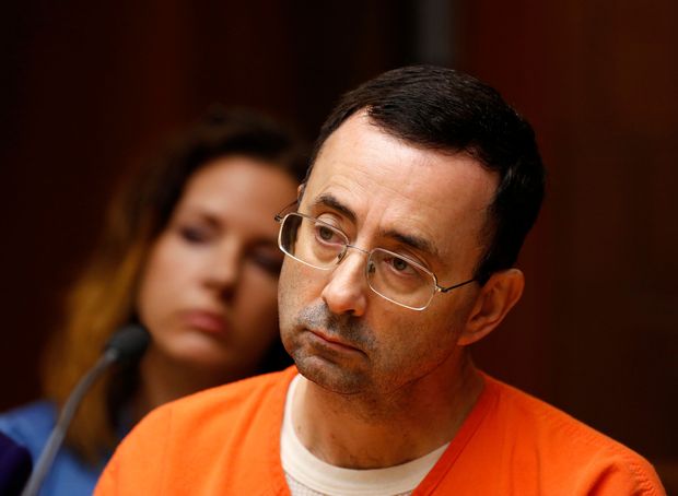 O ex-mdico da equipe de ginstica dos EUA, Larry Nassar,  julgado por pedofilia
