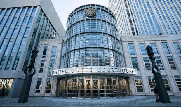 Corte federal do Brooklyn, em Nova York, onde acontece o julgamento de cartolas sul-americanos
