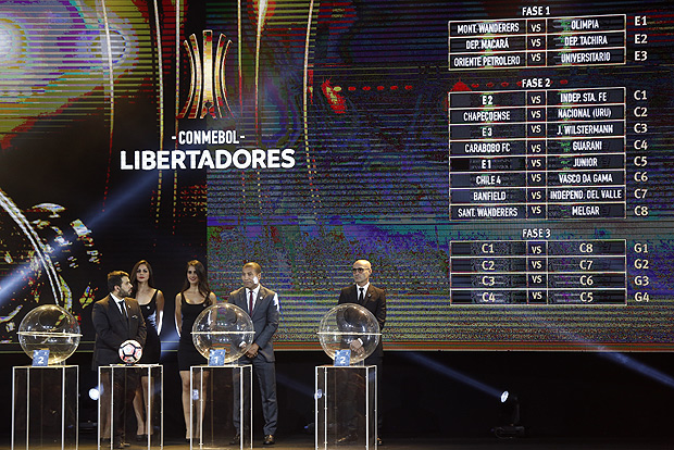 Sorteio dos grupos da Libertadores de 2018 foi realizado nesta quarta-feira