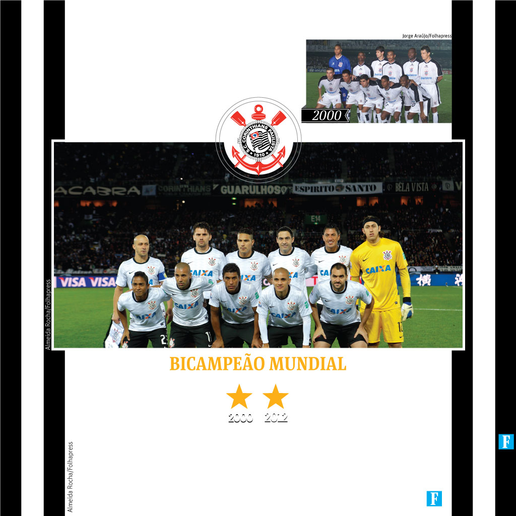Poster do Corinthians Bicampeão Mundial de Clubes 2000 – 2012