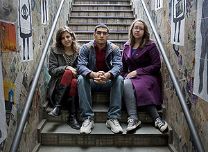Marilia, Vinicius e Ana: jovens campanha plinio