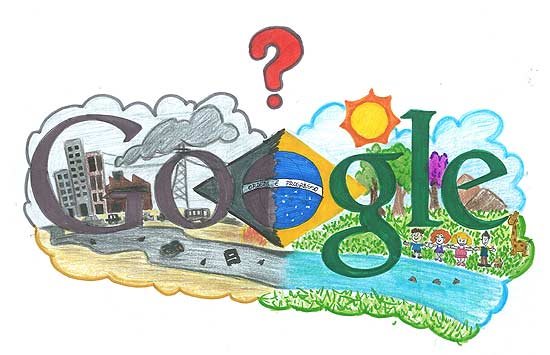 Desenhos finalistas do concurso Doodle 4 Google