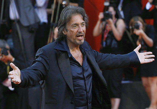 ORG XMIT: AMP312 Director and actor Al Pacino poses for photographers as he arrives for the "Wilde Salome" red carpet at the 68th Venice Film Festival September 4, 2011. REUTERS/Alessandro Garofalo (ITALY - Tags: ENTERTAINMENT)